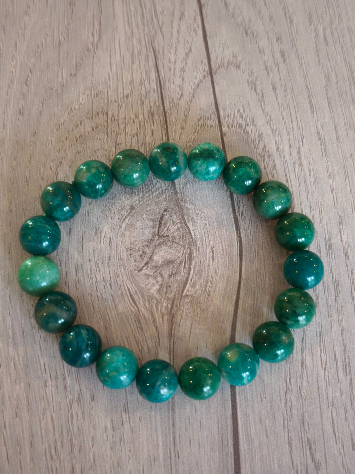 Bracelet 10mm Amazonite Russie A+
