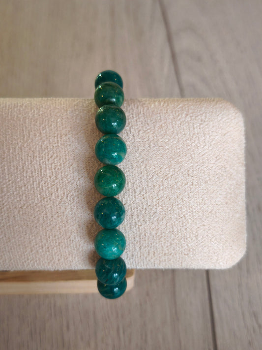 Bracelet 10mm Amazonite Russie A+