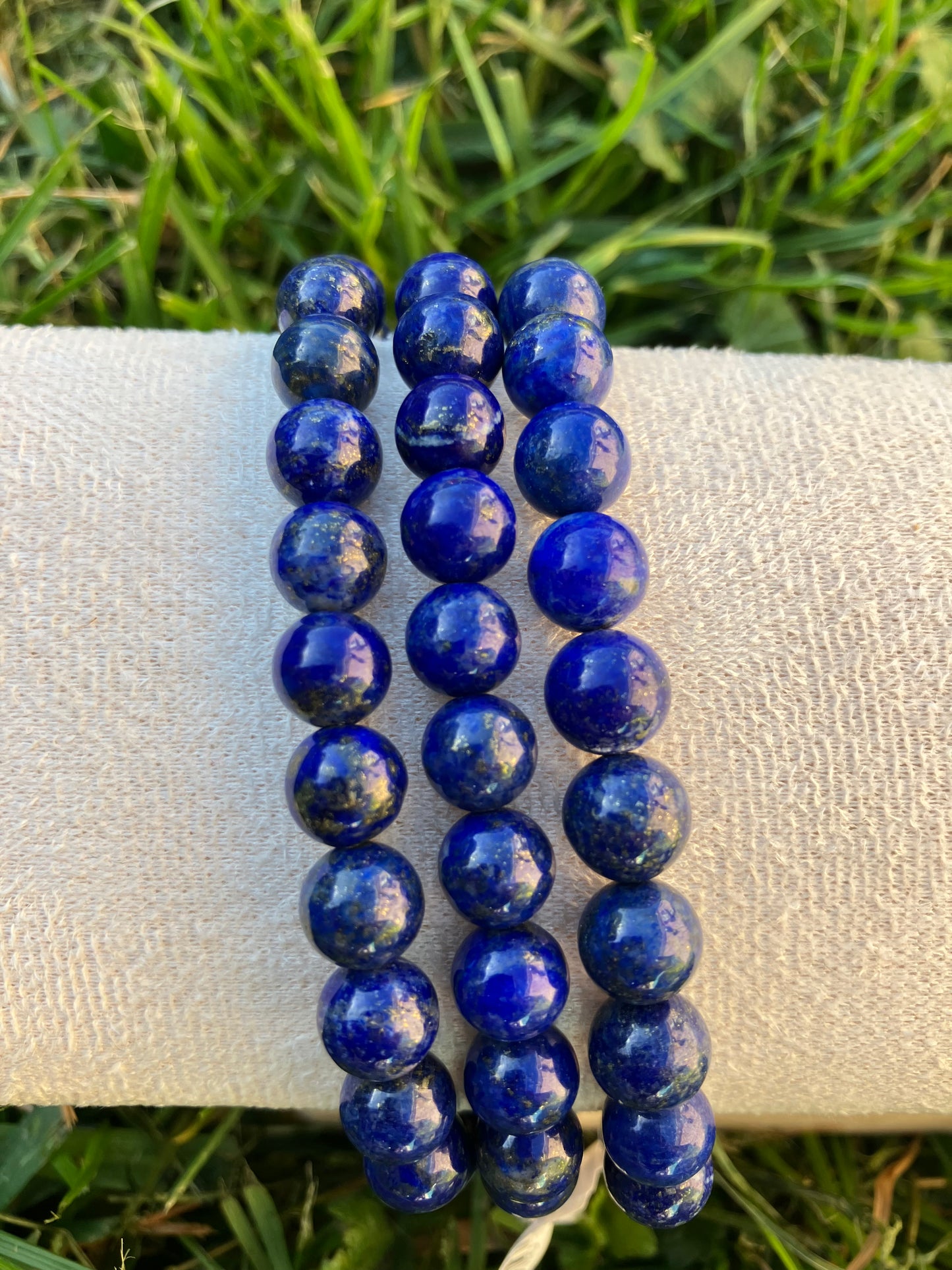 Bracelet 0.8mm Lapis-lazuli AA+