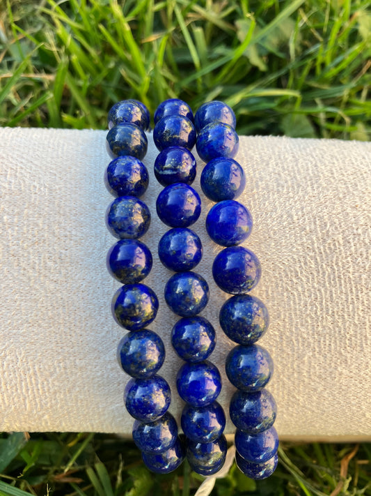 Bracelet 0.8mm Lapis-lazuli AA+