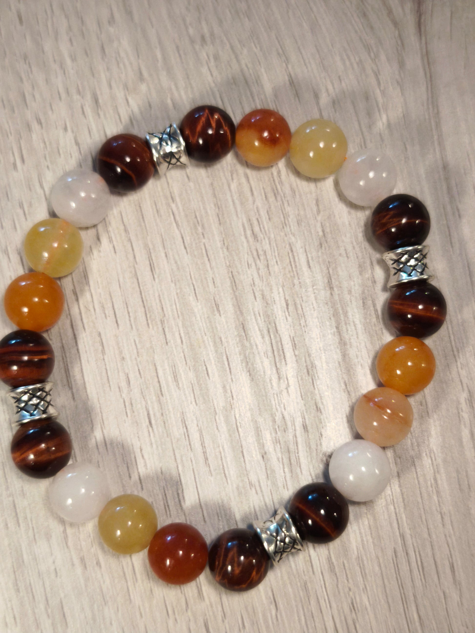 NOUVEAU DÉPART - Bracelet Unique HAVANA en pierres naturelles éthiques 